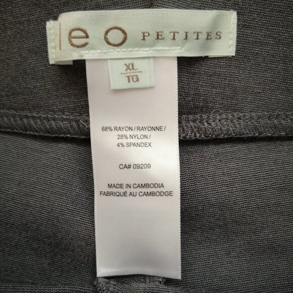 Cleo Petites NWT Ladies Size XL Petite Elastic Waist Pull On Dressy Leggings - Picture 3 of 9